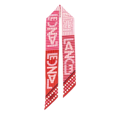lancel - bandeau motif quadrilogo