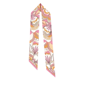 lancel - carré de soie lancel carré de soie lancel motif floral