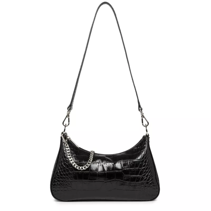 lancaster - sac trotteur croco hors série lancaster - sac trotteur croco hors série