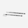 montblanc - 2 recharges pour feutre fin (l) mystery black