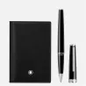 Coffret composé d’un rollerball PIX noir et d’un porte-cartes de visite Meisterstück noir Montblanc