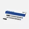 montblanc - 2 recharges pour rollerball legrand (m), royal blue