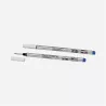 montblanc - 2 recharges pour feutre fin medium, royal blue