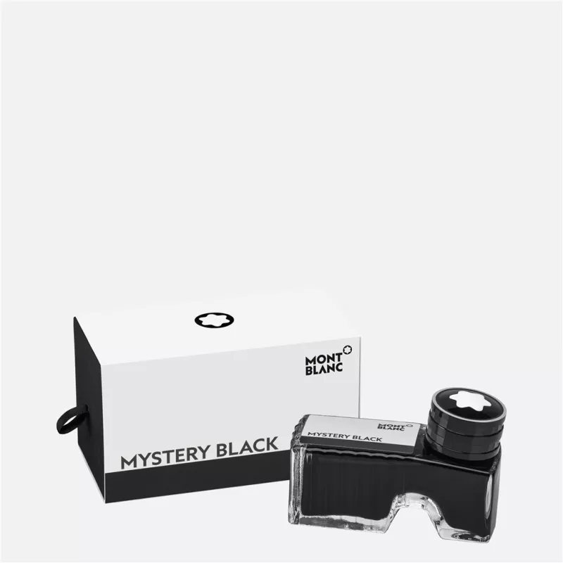 montblanc - flacon d'encre, mystery black