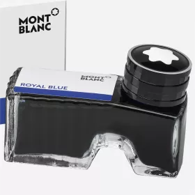 montblanc - flacon d'encre, royal blue