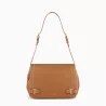 Sac Bandoulière Moyen Modèle Simone En Cuir Grainé De Le Tanneur