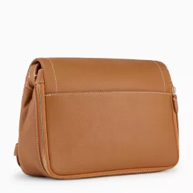 Sac Bandoulière Moyen Modèle Simone En Cuir Grainé De Le Tanneur