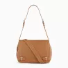 Sac Bandoulière Moyen Modèle Simone En Cuir Grainé De Le Tanneur