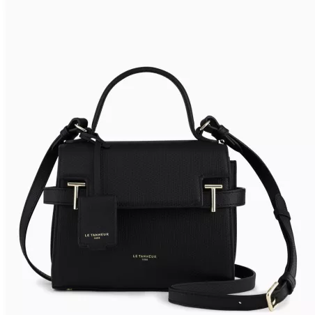 Petit Sac À Main À Rabat Emilie En Cuir Signature T De Le Tanneur