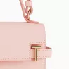 Petit Sac À Main À Rabat Emilie En Cuir Signature T De Le Tanneur