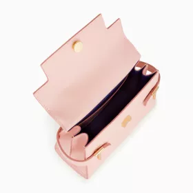 Petit Sac À Main À Rabat Emilie En Cuir Signature T De Le Tanneur