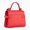 le tanneur - petit sac à main à rabat emilie en cuir grainé