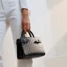 le tanneur - petit sac à main emilie en cuir imprimé t
