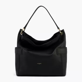 le tanneur - grand sac hobo judith en cuir grainé