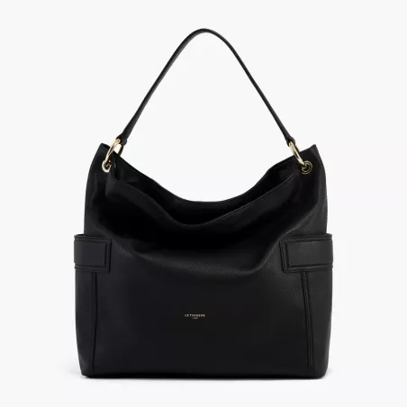 le tanneur - grand sac hobo judith en cuir grainé