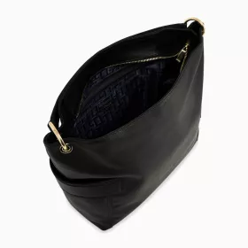 le tanneur - grand sac hobo judith en cuir grainé