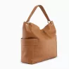 le tanneur - grand sac hobo judith en cuir grainé