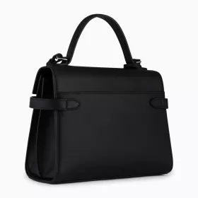 Grand Sac À Main À Rabat Emilie En Cuir Grainé De Le Tanneur