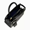 le tanneur - petit sac à main emilie en cuir lisse clouté