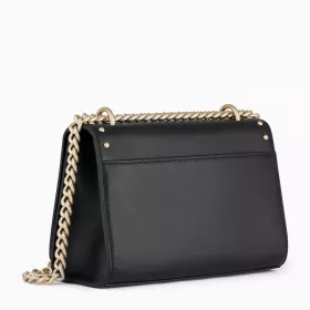 le tanneur - petit sac bandoulière eva en cuir lisse clouté