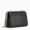 le tanneur - petit sac bandoulière eva en cuir lisse clouté