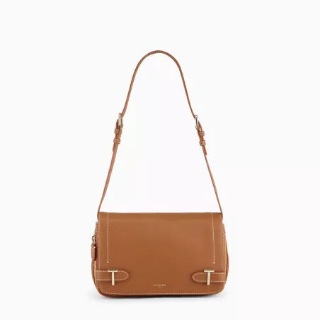 Petit Sac Bandoulière Simone En Cuir Grainé De Le Tanneur