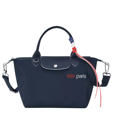 longchamp - sac porté main s  le pliage très paris