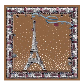 longchamp - carré de soie 50x50 cm