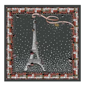 longchamp - carré de soie 50x50 cm