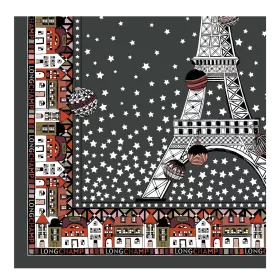 longchamp - carré de soie 50x50 cm