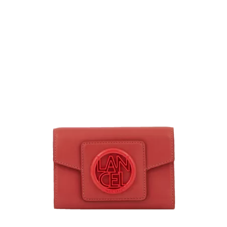 Portefeuille Rectangulaire Compact Rabat Roxane De Lancel