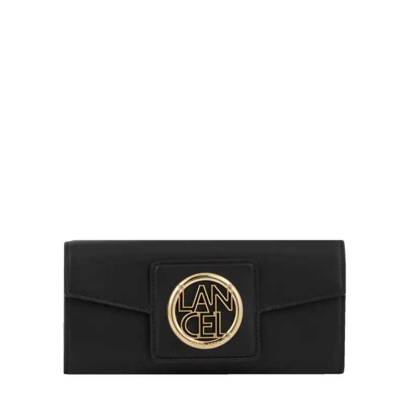 lancel - portefeuille long rabat l roxane de lancel lancel - portefeuille long rabat l roxane de lancel