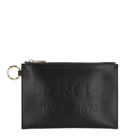 lancel - pochette zippée s essential