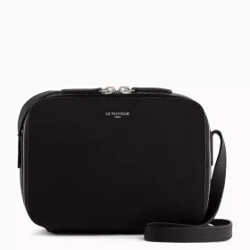 Le Tanneur - petit sac bandoulière sophie en cuir grainé