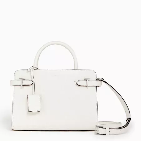 Le Tanneur - sac à main moyen modèle emilie en cuir imprimé t