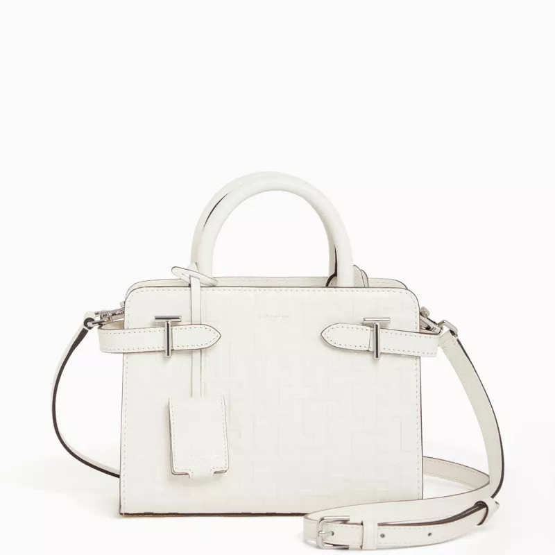 Le Tanneur - petit sac à main emilie en cuir imprimé t Le Tanneur - petit sac à main emilie en cuir imprimé t