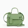 Le Tanneur - petit sac à main à rabat emilie en cuir monogramme