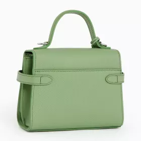Le Tanneur - petit sac à main à rabat emilie en cuir monogramme