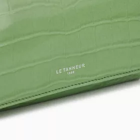 Portefeuille Emilie En Cuir Effet Croco De Le Tanneur