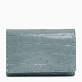 Portefeuille Emilie En Cuir Effet Croco De Le Tanneur