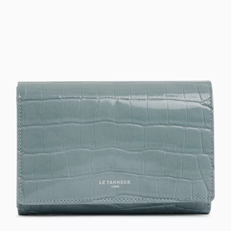 Portefeuille Emilie En Cuir Effet Croco De Le Tanneur Portefeuille Emilie En Cuir Effet Croco De Le Tanneur