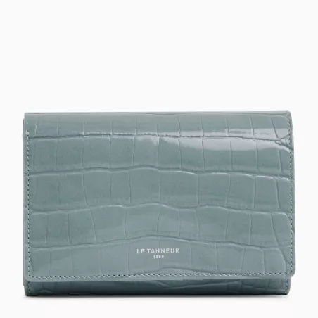 Portefeuille Emilie En Cuir Effet Croco De Le Tanneur