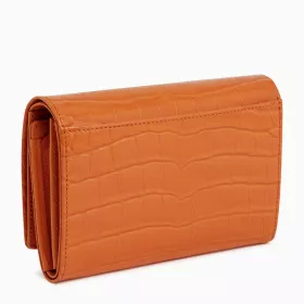 Portefeuille Emilie En Cuir Effet Croco De Le Tanneur