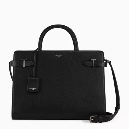 Le Tanneur - grand sac à main emilie en cuir grainé
