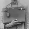 Le Tanneur - grand sac à main emilie en cuir grainé