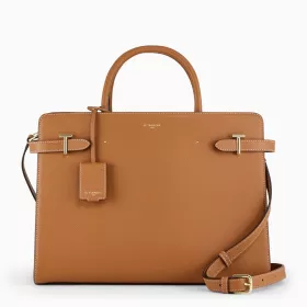 Le Tanneur - grand sac à main emilie en cuir grainé