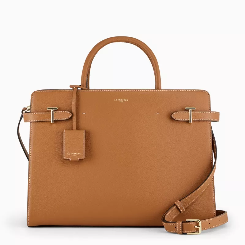 Le Tanneur - grand sac à main emilie en cuir grainé Le Tanneur - grand sac à main emilie en cuir grainé