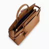 Le Tanneur - grand sac à main emilie en cuir grainé