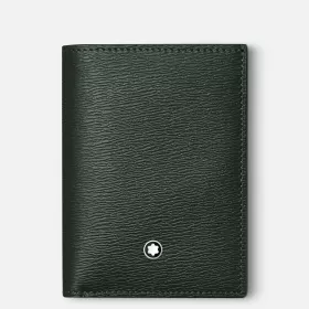 montblanc - porte-cartes de visite avec compartiment pour billets meisterstück 4810