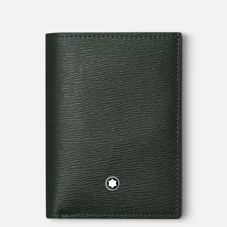 montblanc - porte-cartes de visite avec compartiment pour billets meisterstück 4810